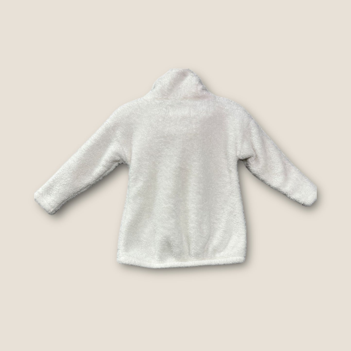 Old Navy White Fleece Pull-Over Turtle Neck, 2