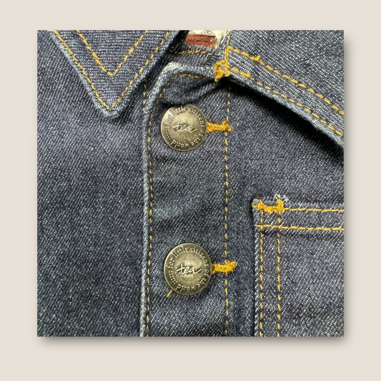 Tea Blue Button Jean Jacket, 2