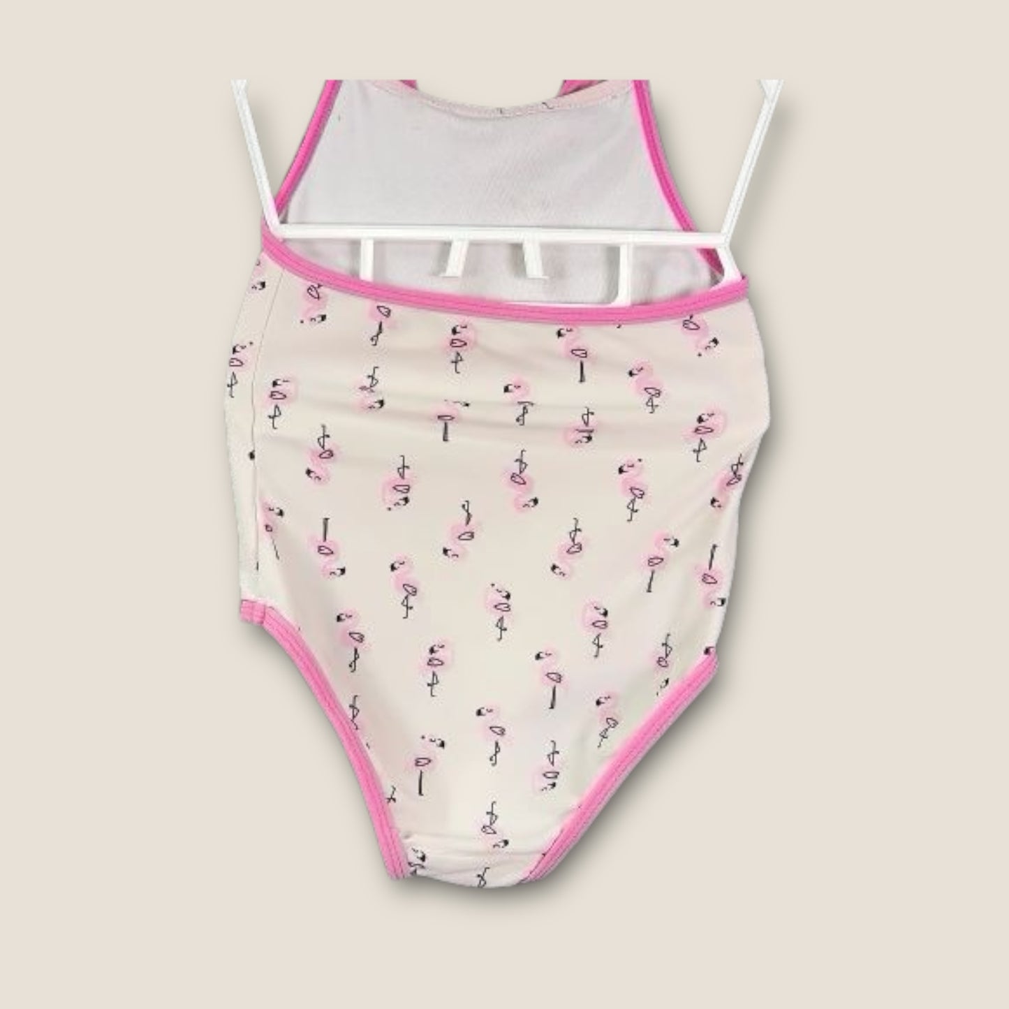 General Pink with Flamingos Girls 1 pc Swimsuit, 2