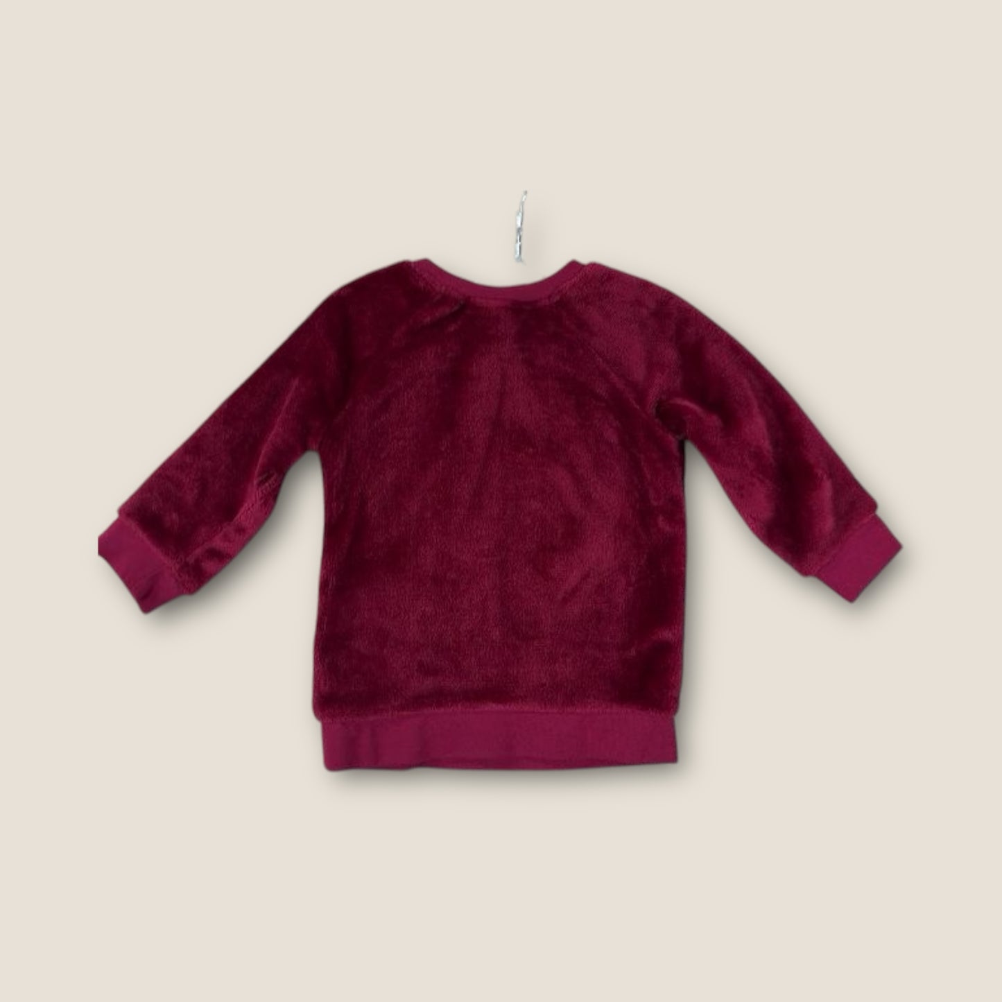 Harry Potter Burgundy Hogwarts Fuzzy Crewneck