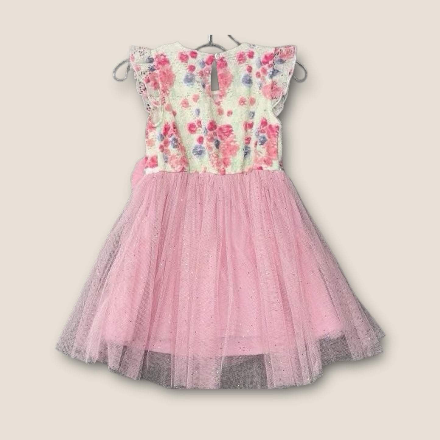 Little Lass Pink Pink Flower Dress, 2