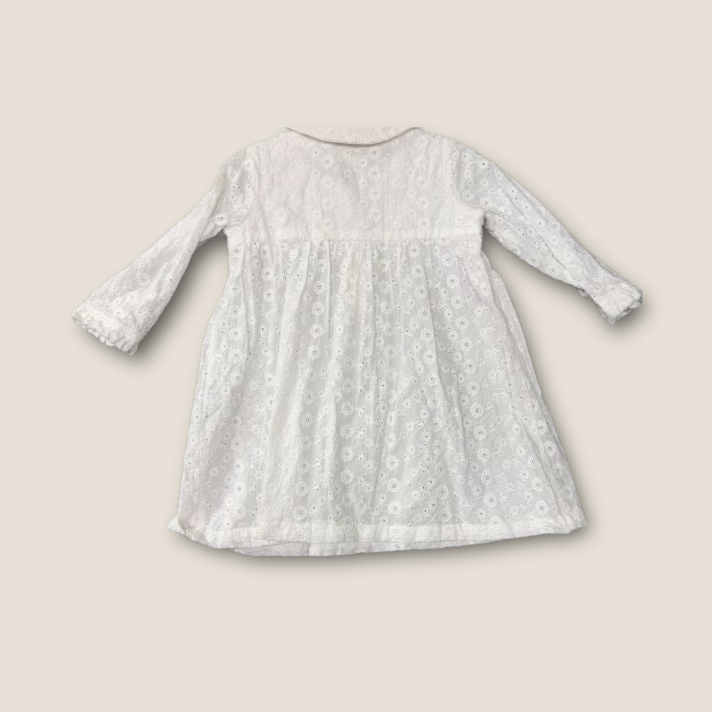 Oliver of London White White Eyelet Dress, 2