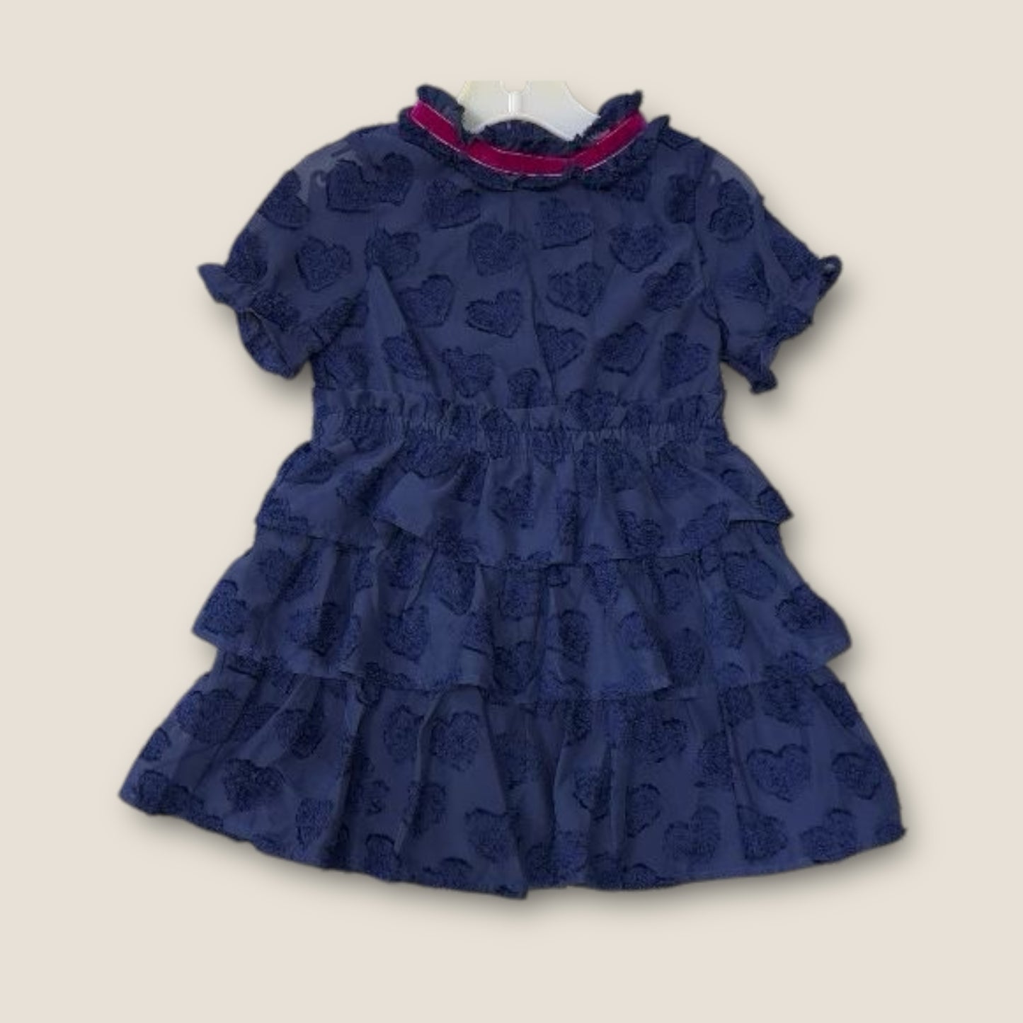 Genuine Kids Dark Blue Dark Blue Ruffle DRess, 2