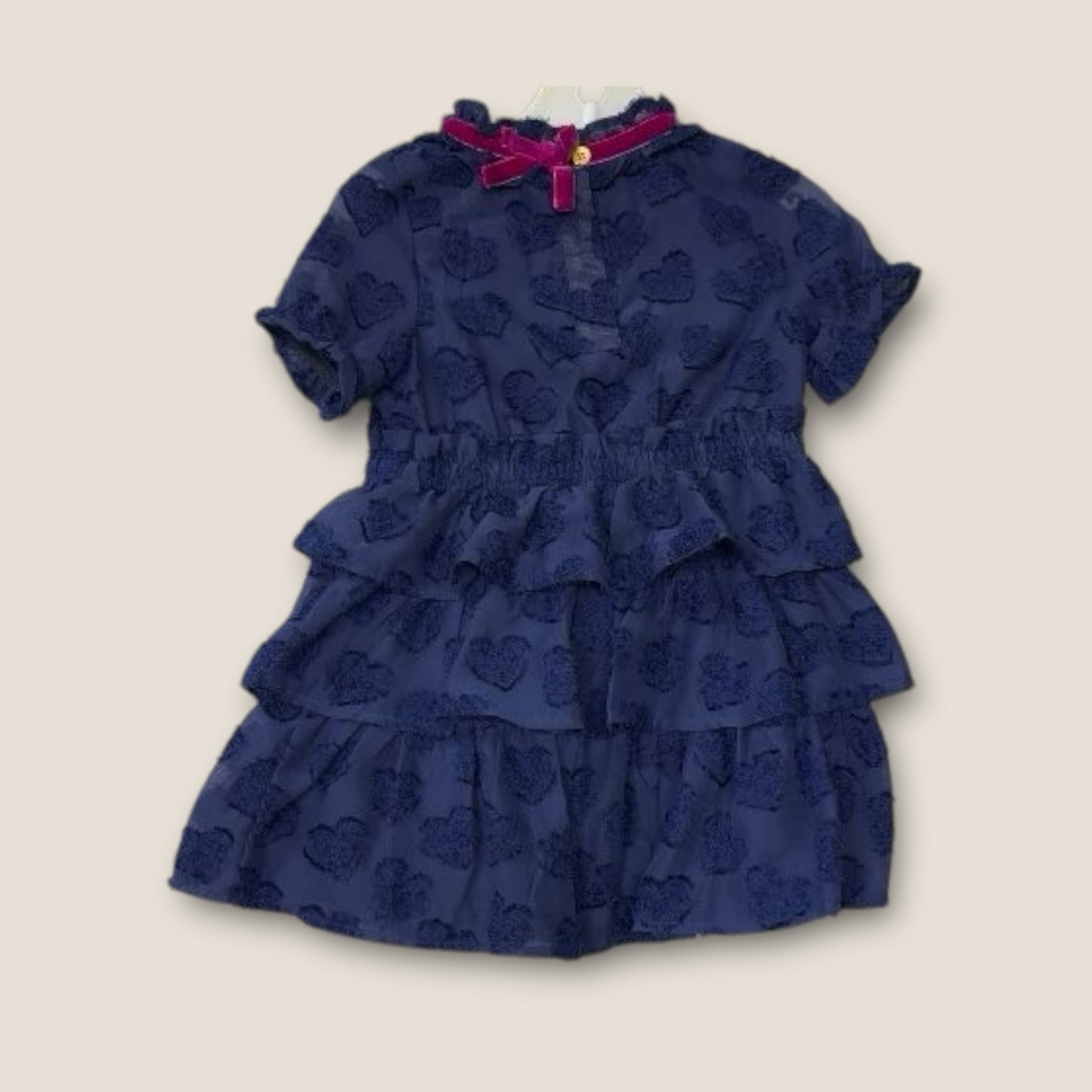 Genuine Kids Dark Blue Dark Blue Ruffle DRess, 2