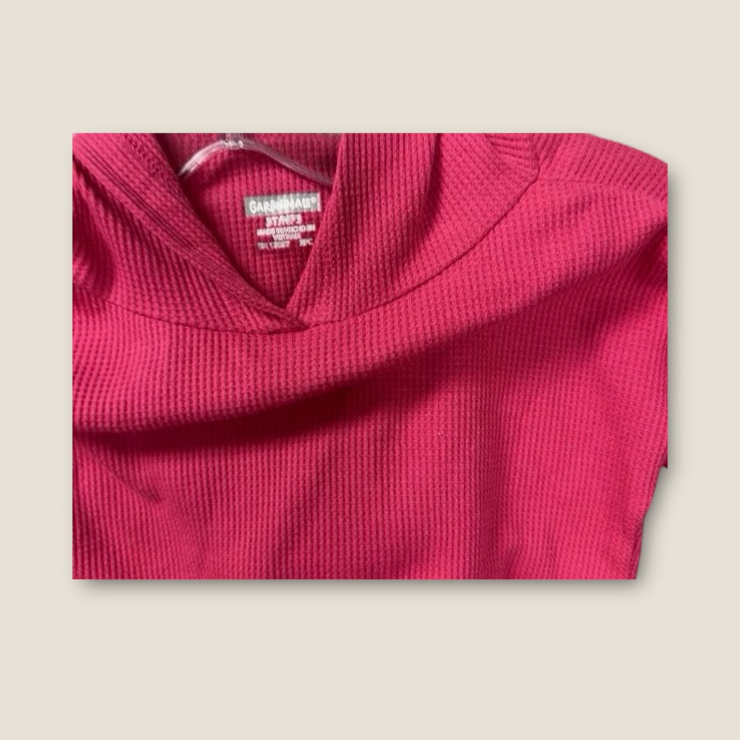 Garanimals Pink Pink Thermal Long Sleeve, 3