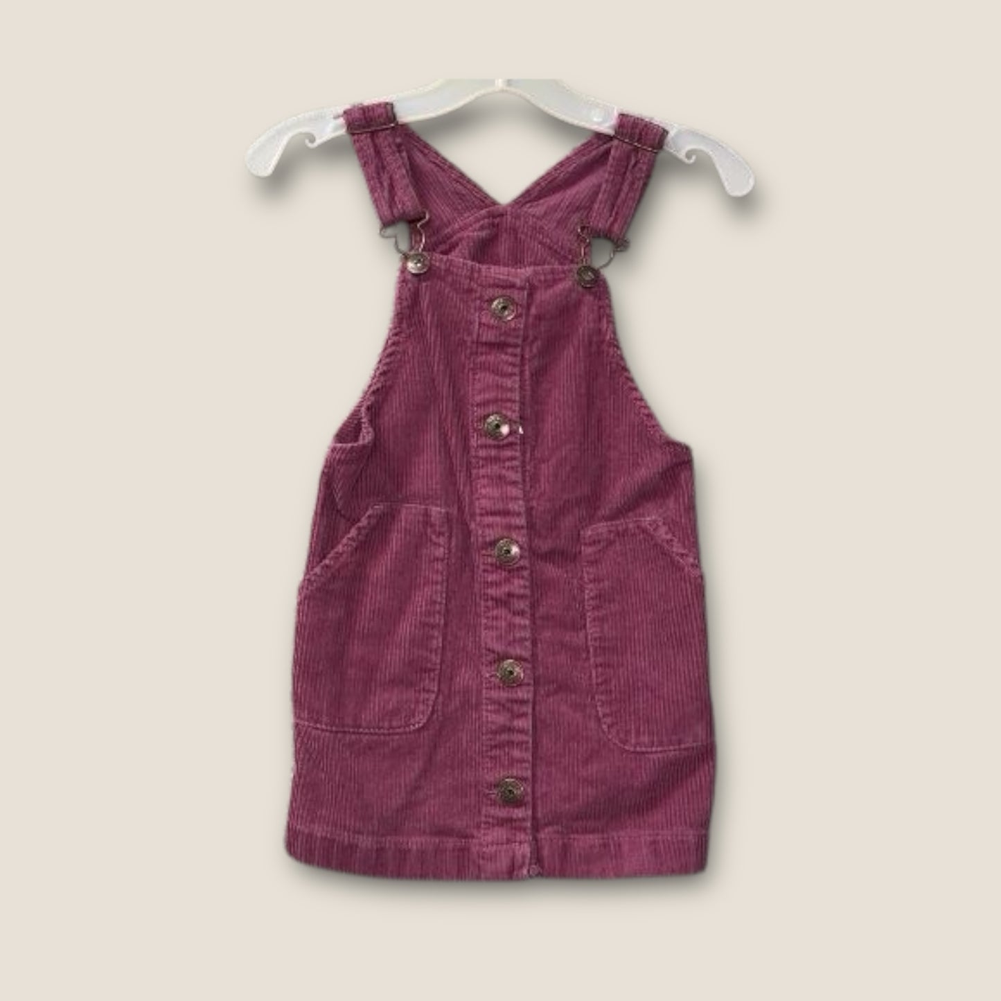 Osh Kosh B'osh Mauve Overall Dress, 3