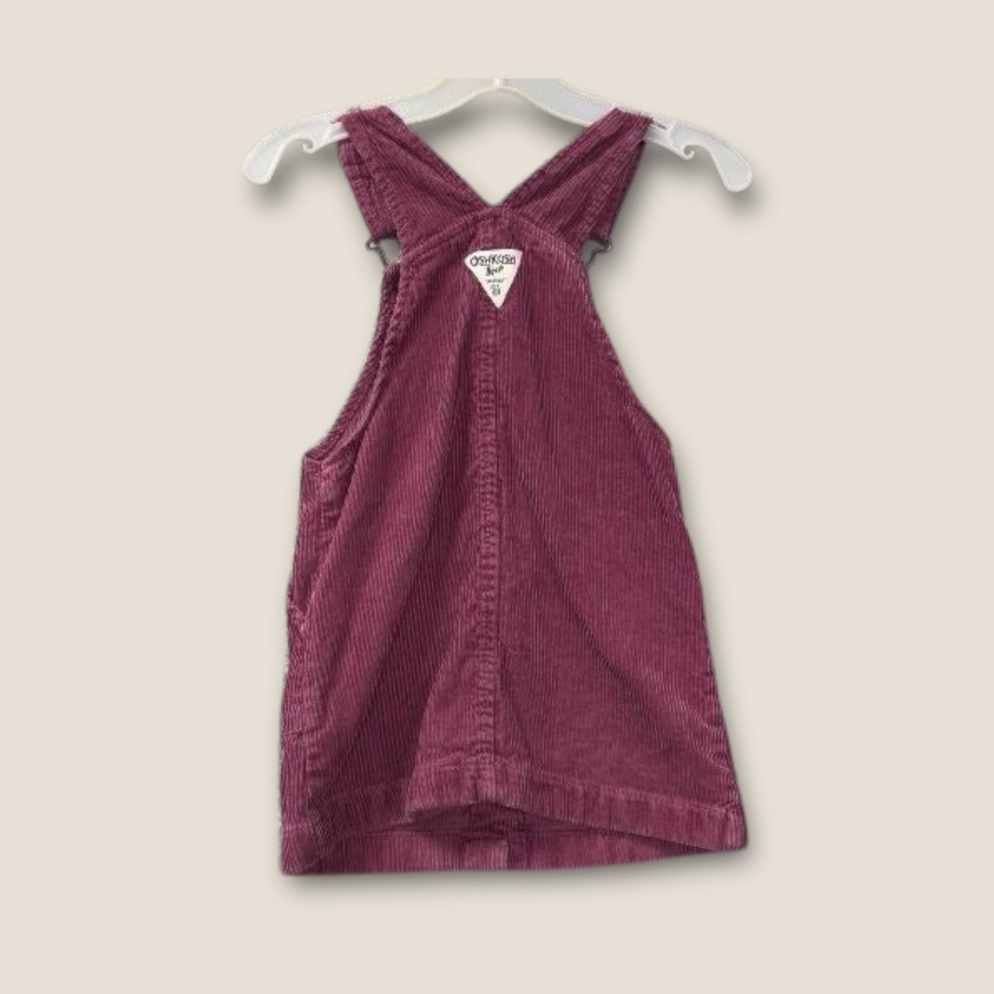 Osh Kosh B'osh Mauve Overall Dress, 3