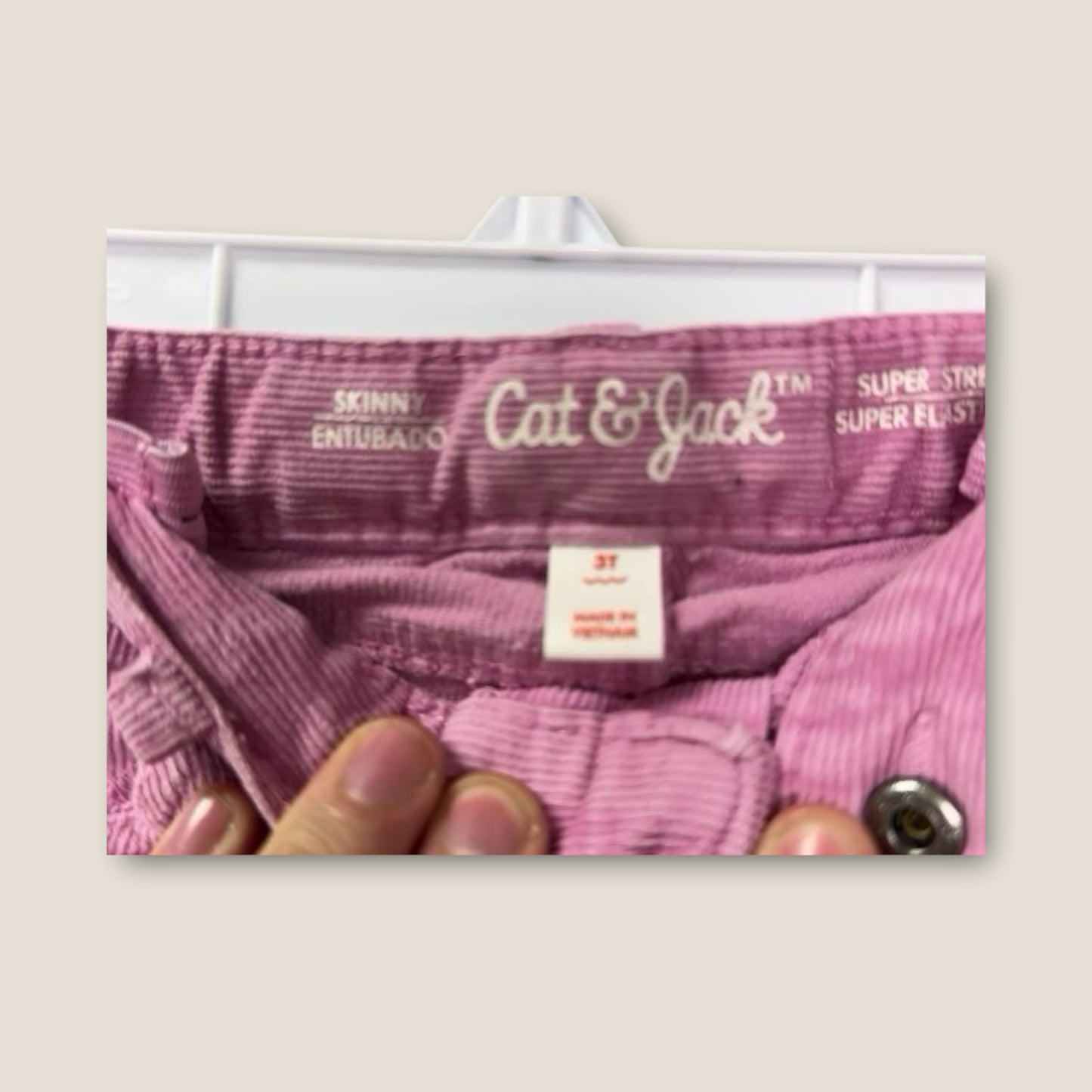 Cat and Jack Pink Pink Jeans, 3