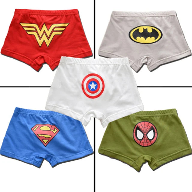 5-Pack Organic Cotton Kids Boxers for Boys