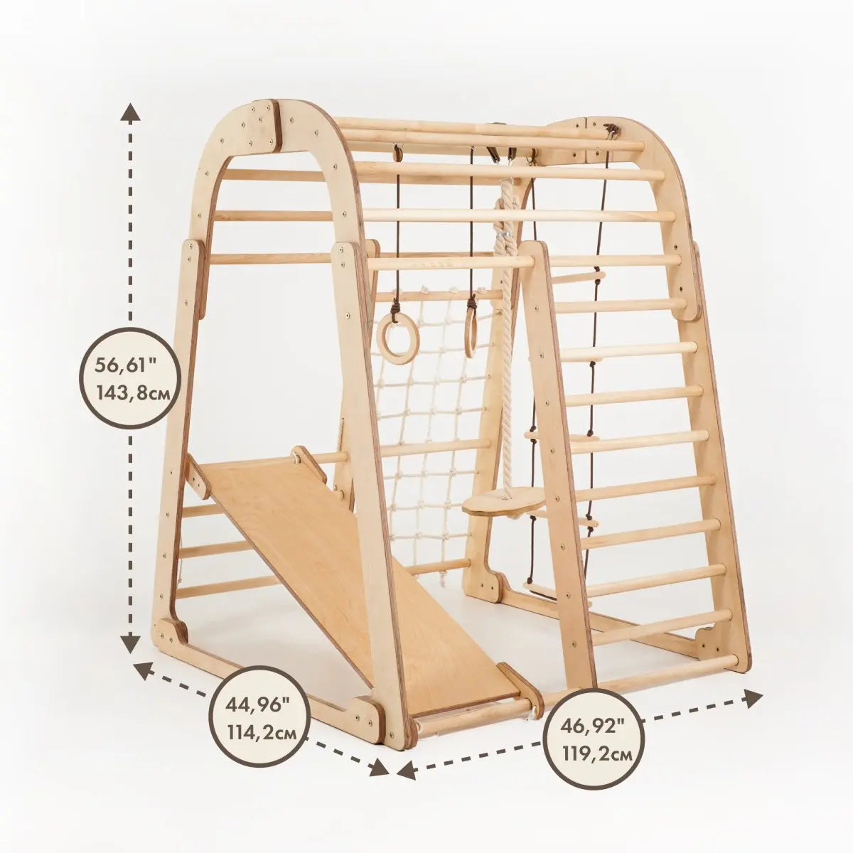 6in1 Playground + Swings Set + Slide Board