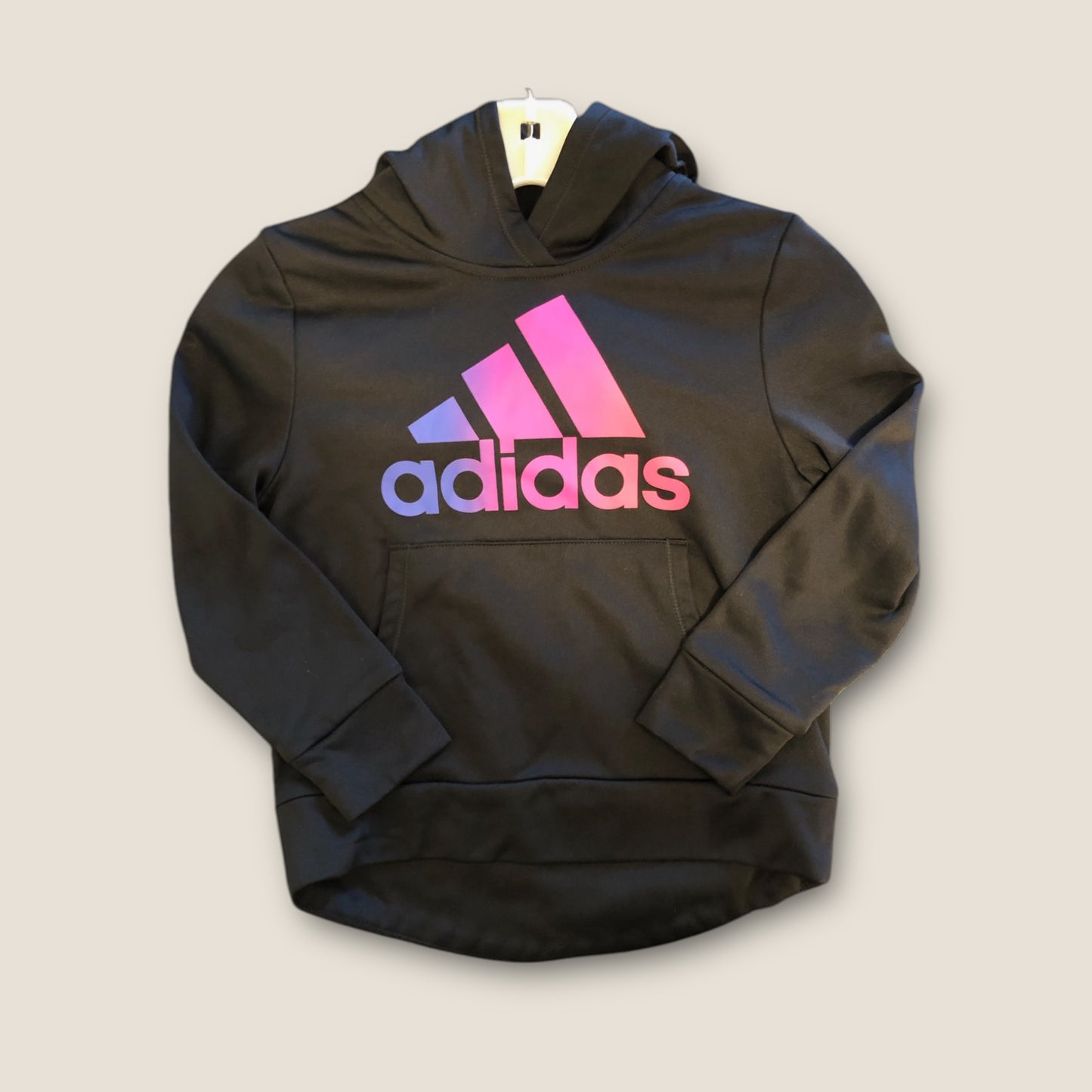 Adidas Black with Rainbow Logo