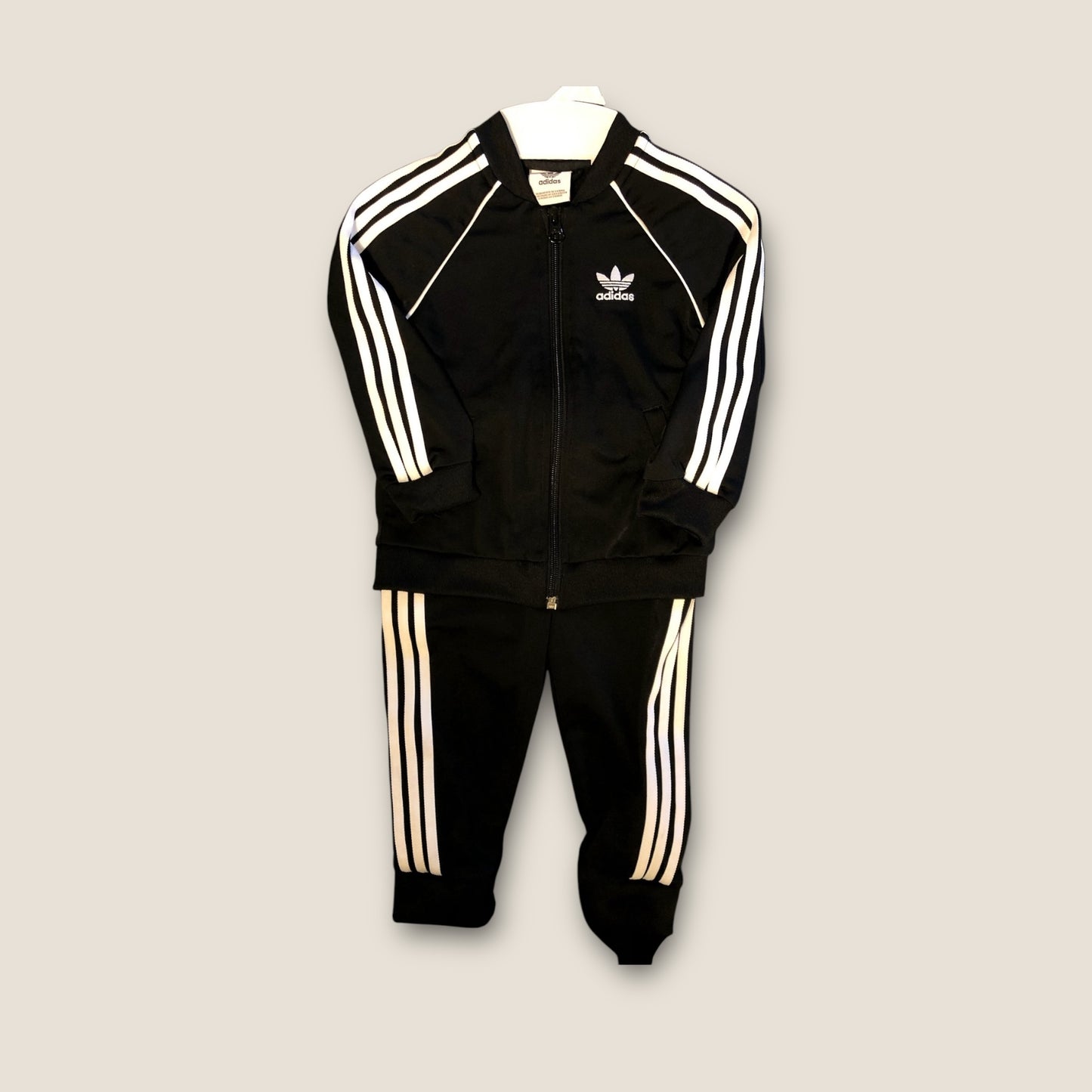 Adidas Black & White Tracksuit