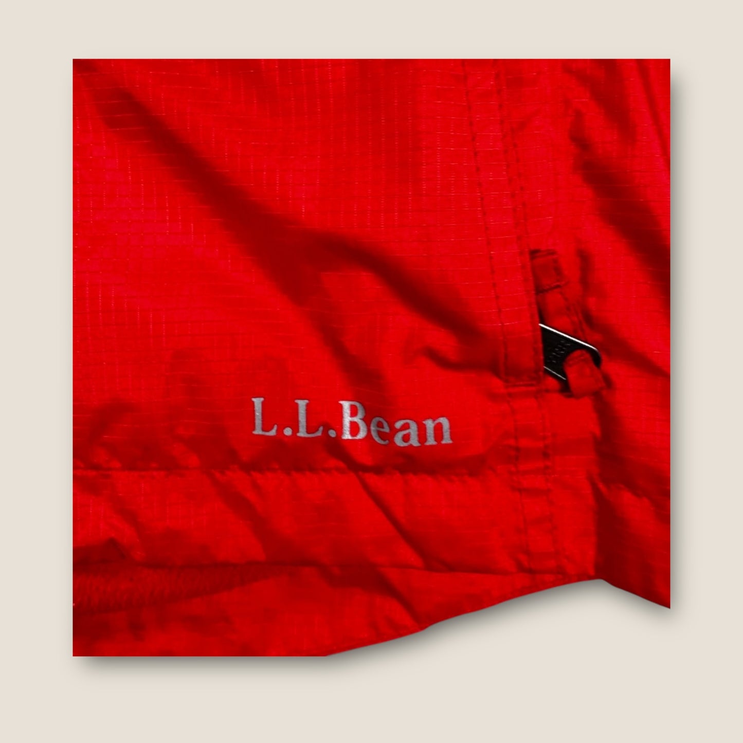 L. L. Bean Red Rain Jacket, 5