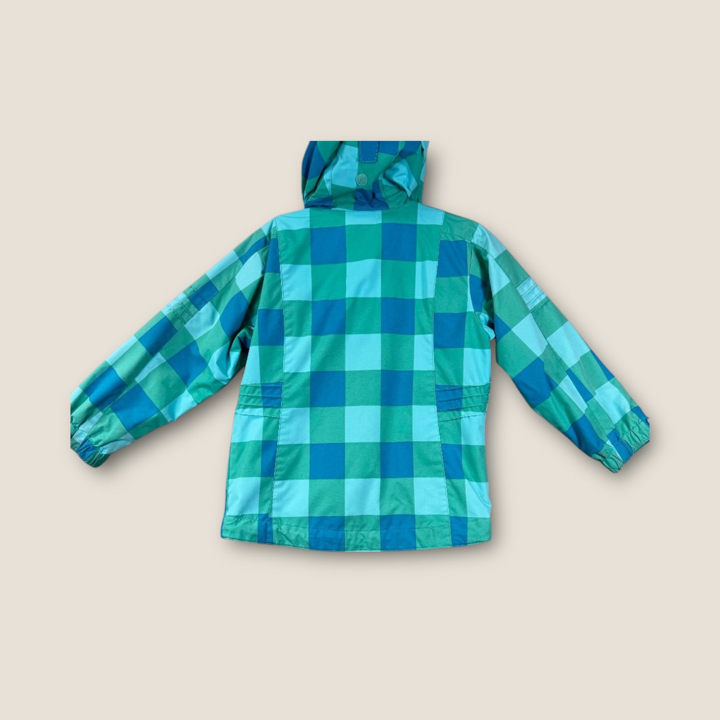 *FLAWED* REI Green and Blue Rain Jacket, 4