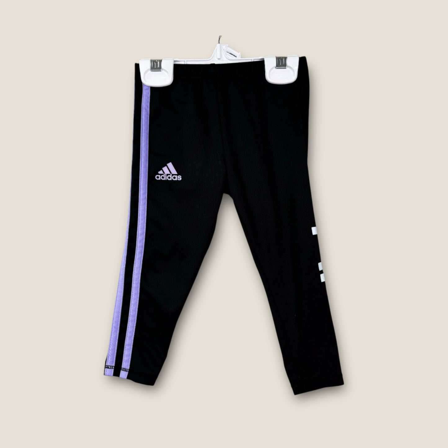 Adidas Black and Purple Sweat Pants, 2