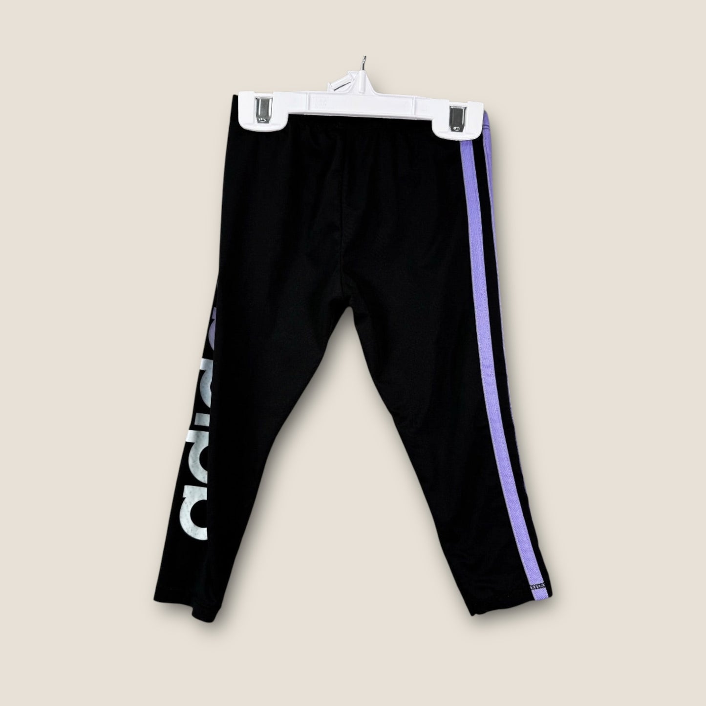 Adidas Black and Purple Sweat Pants, 2