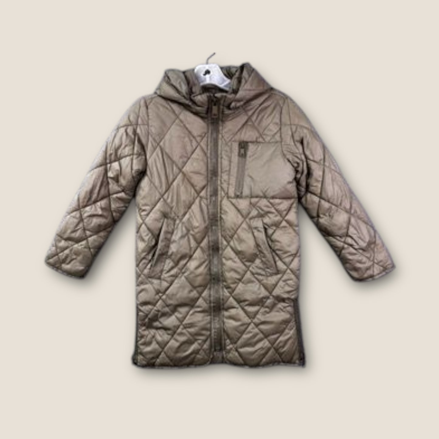 H&M Tan Puffer Coat, 8