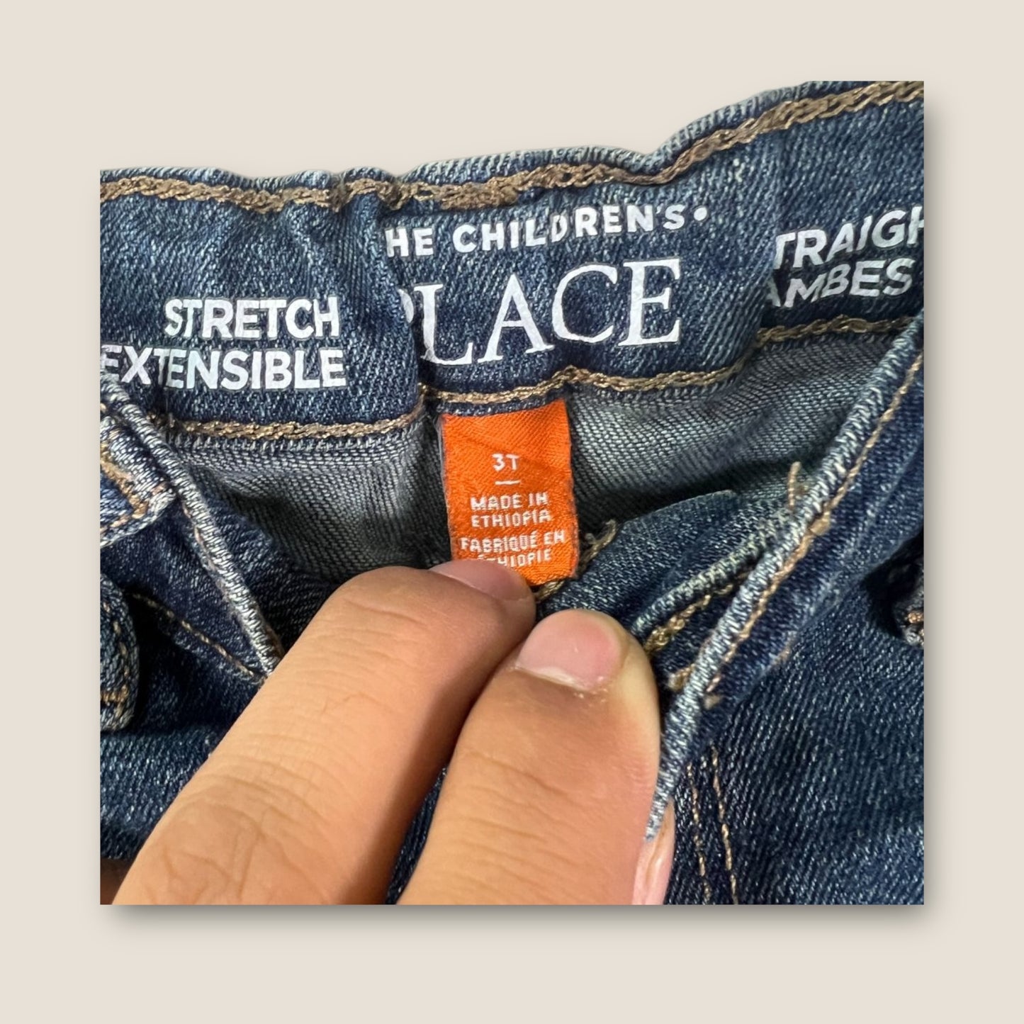 The Children's Place Blue Straight Jeans, 3