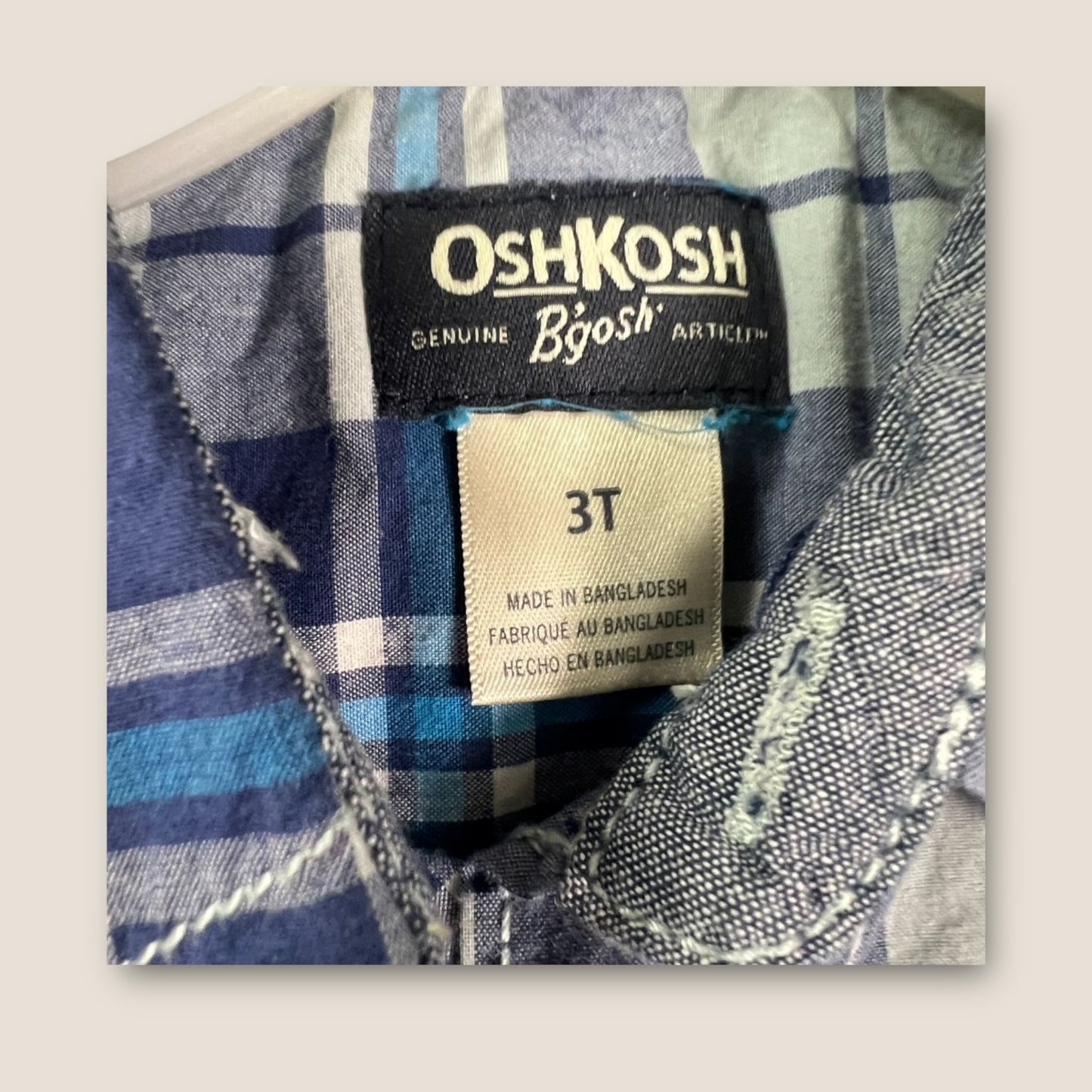 Osh Kosh, Garanimals Plaid Flannel Button Up Shirts, Pack of 2, 3