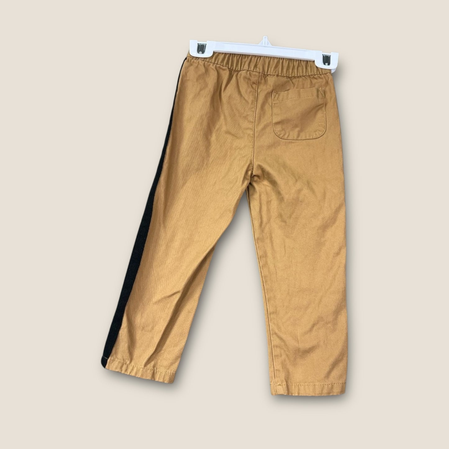 No Brand Khaki, Black Khaki Slim Fit Pants, 3