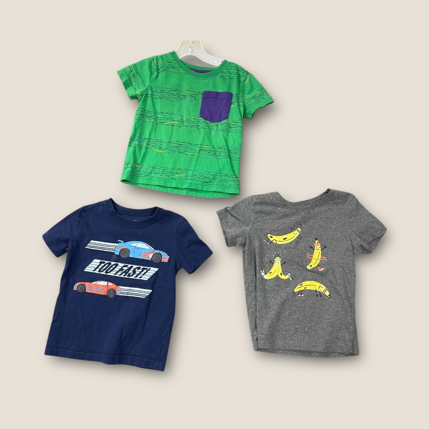 Cat & Jack, Carter's, Kids Korner Multi T-Shirts, Set of 3, 2