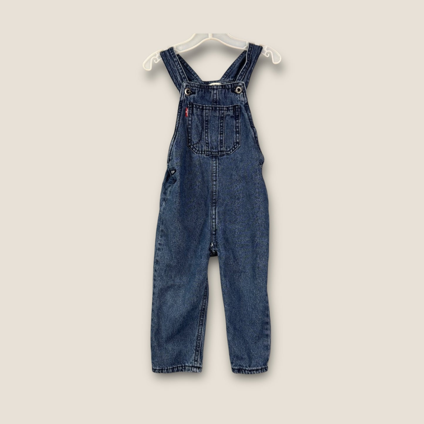 Levi's Blue Overalls, Denim, 2