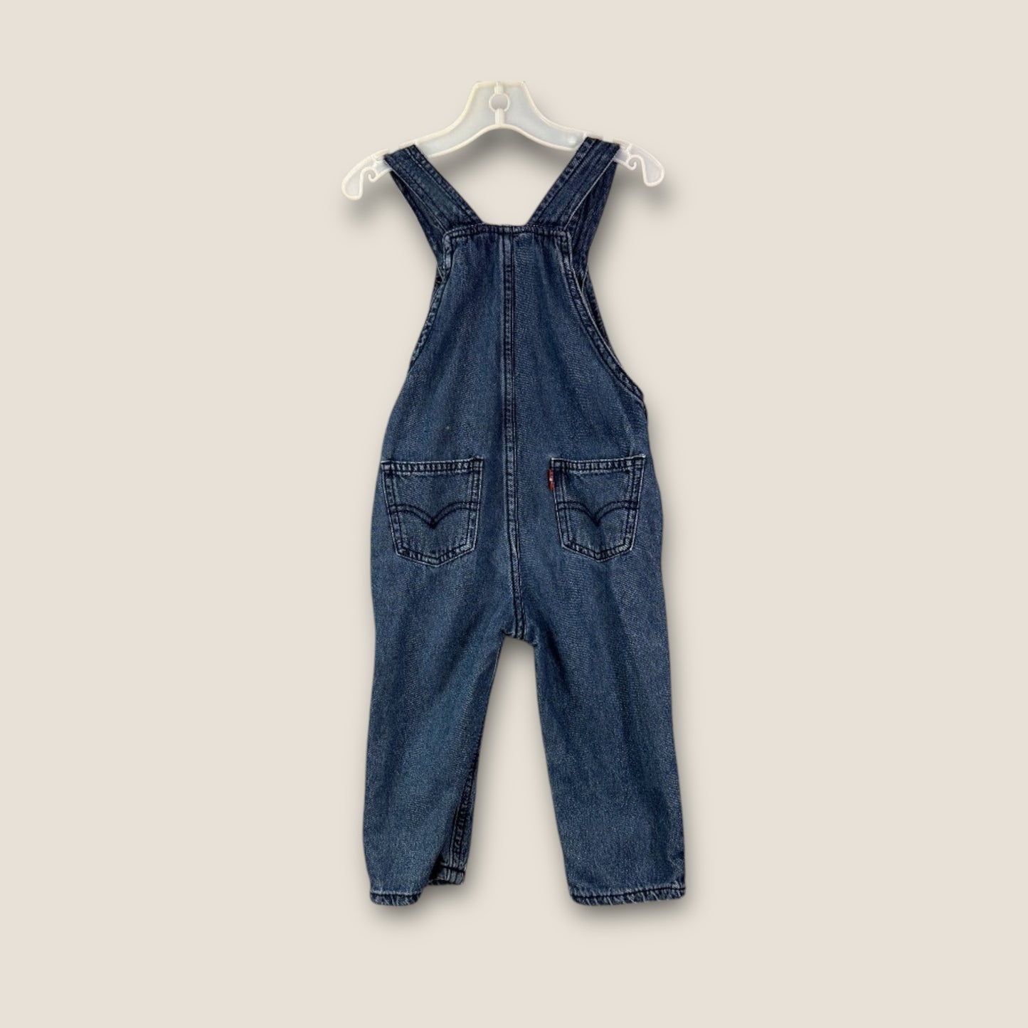 Levi's Blue Overalls, Denim, 2