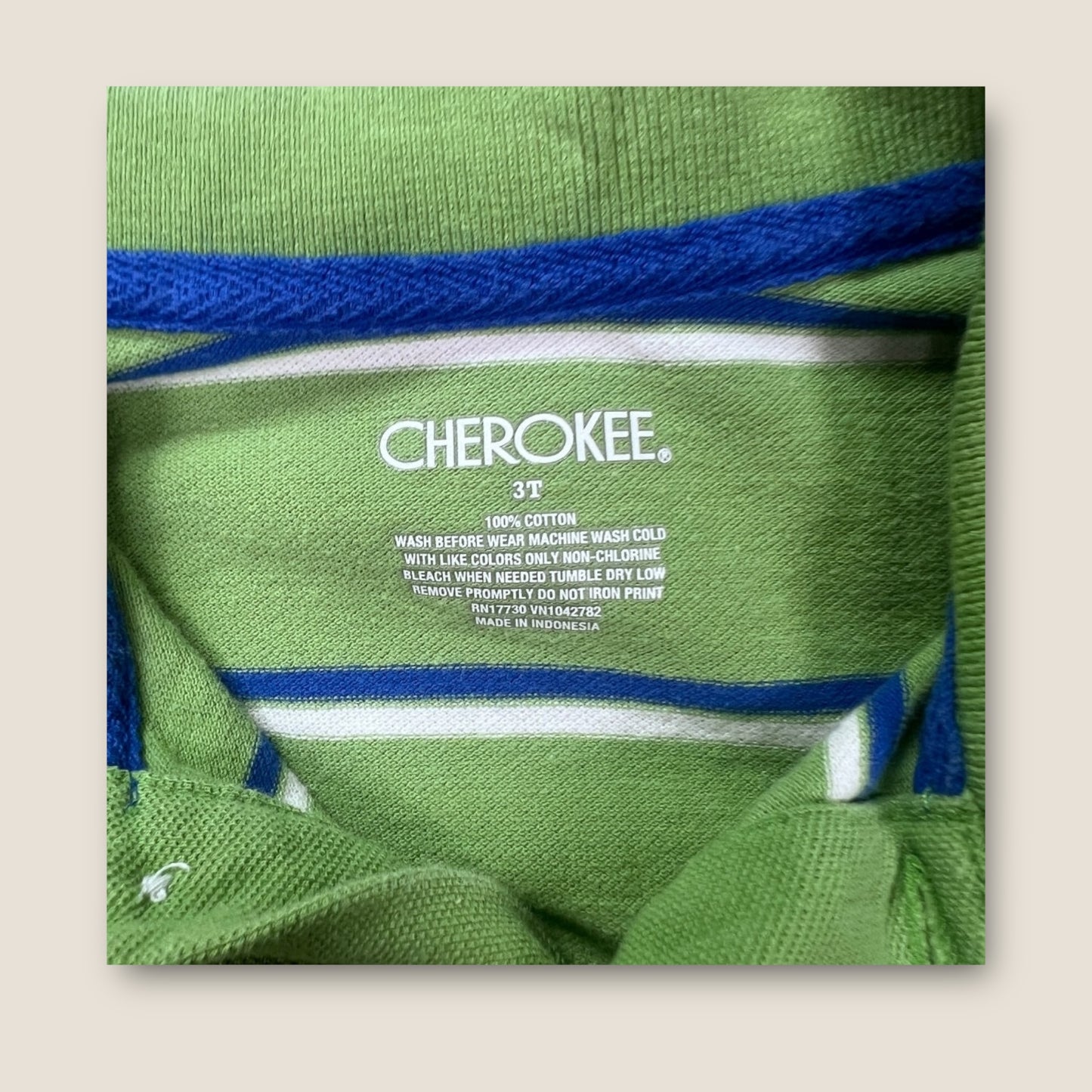 Carter's and Cherokee Blue and Green Polo Shirt and Short Sleeve Button-Up Collared Shirt, 3