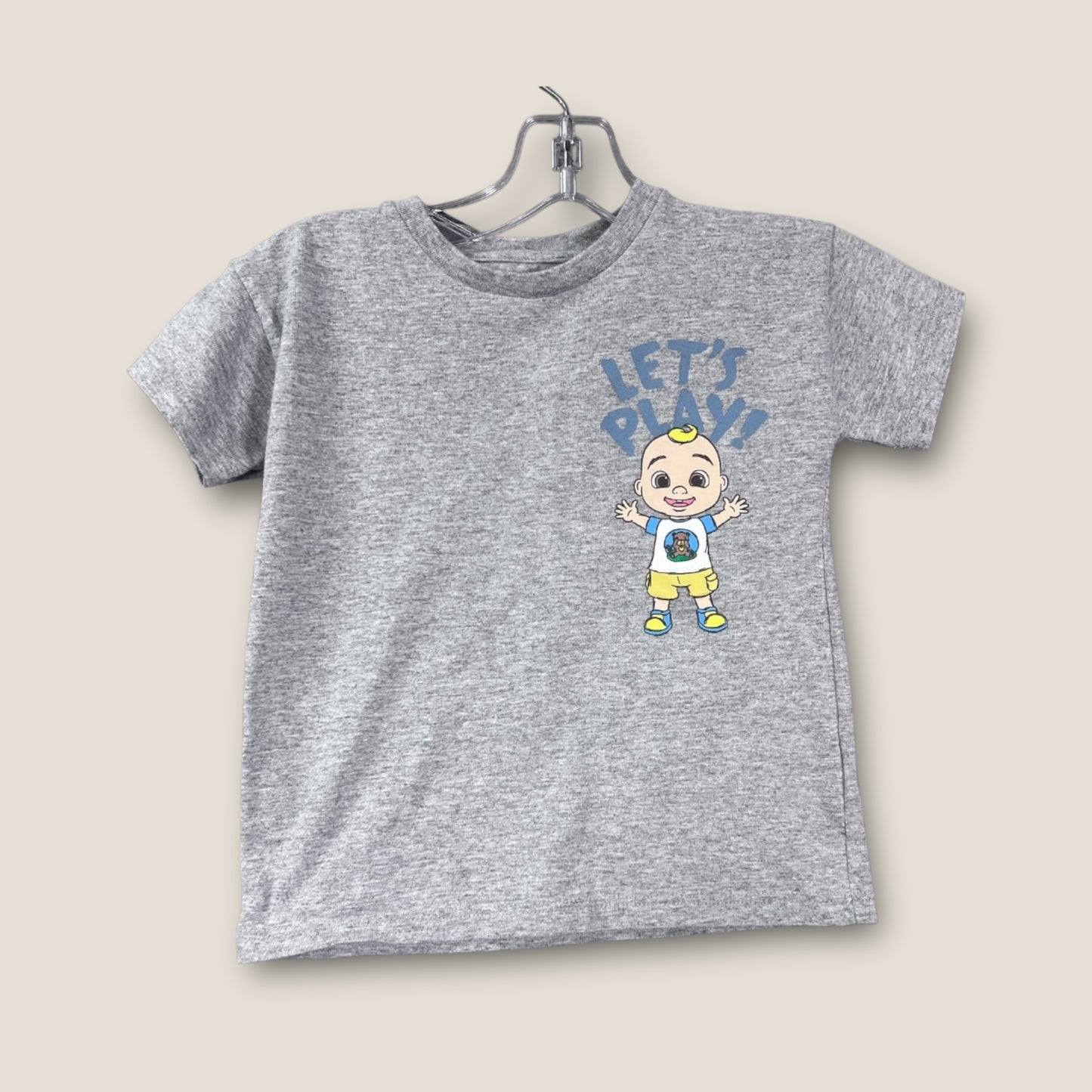 Cocomelon Grey with Print Short Sleeve T-Shirt, 3