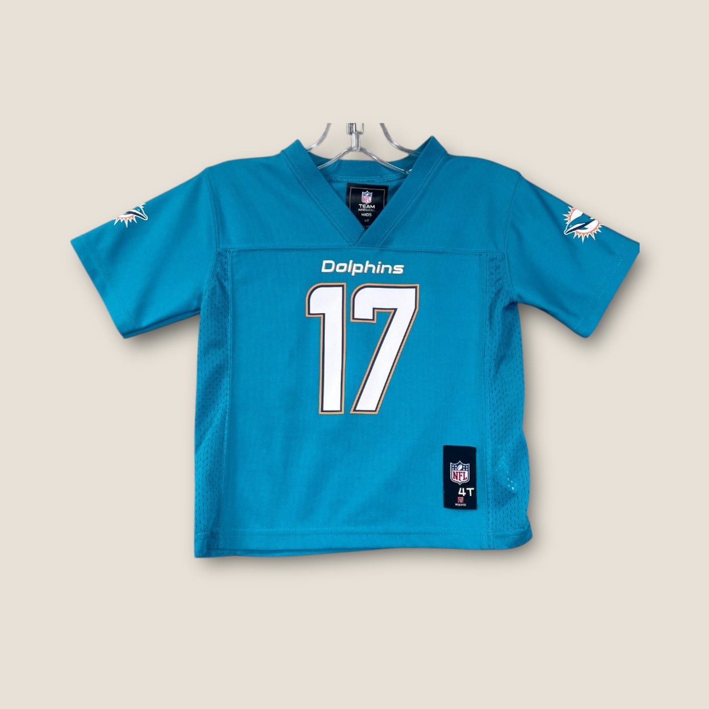 NFL Teal / Dolphins Short Sleeve Jersey, 4