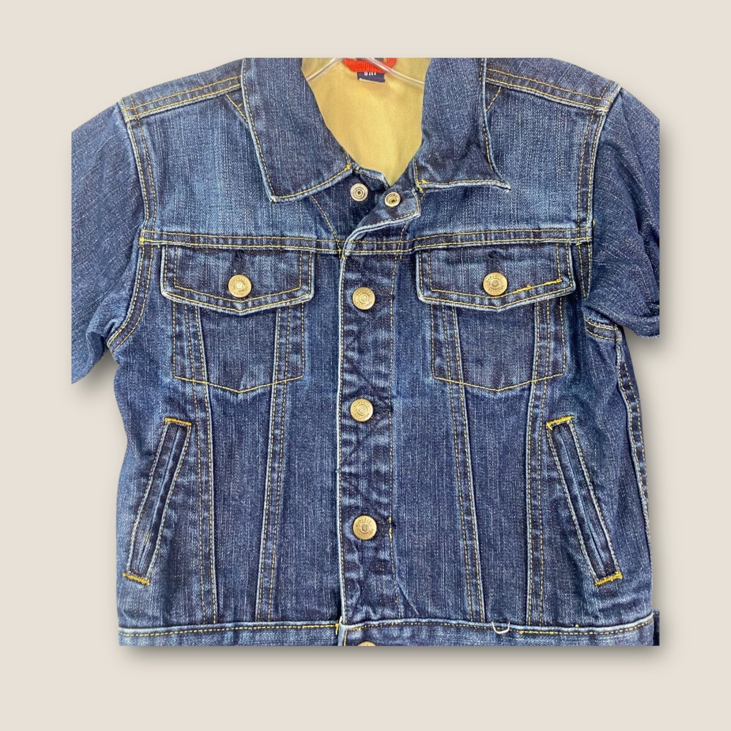 Baby Gap Blue Denim Button-Up Jacket, 4