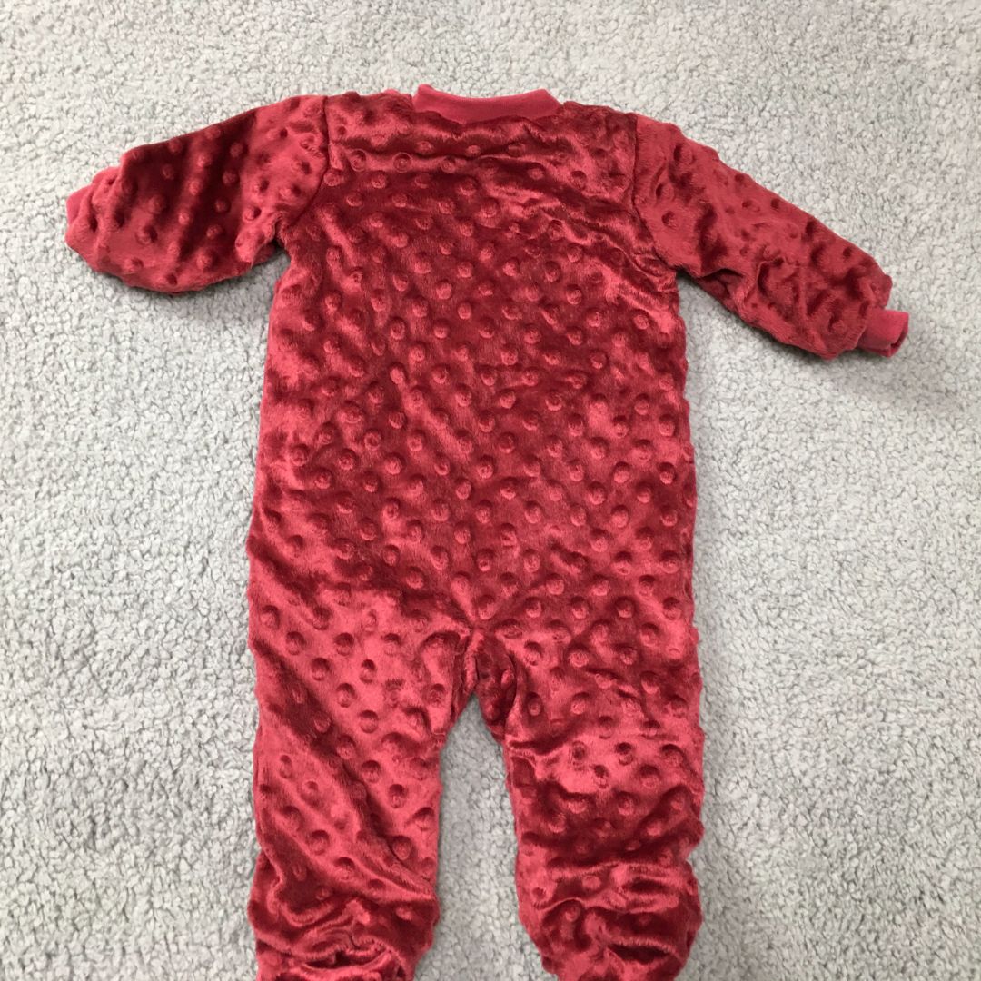 baby Gear Maroon Maroon 1Pcs Outfit, 3m