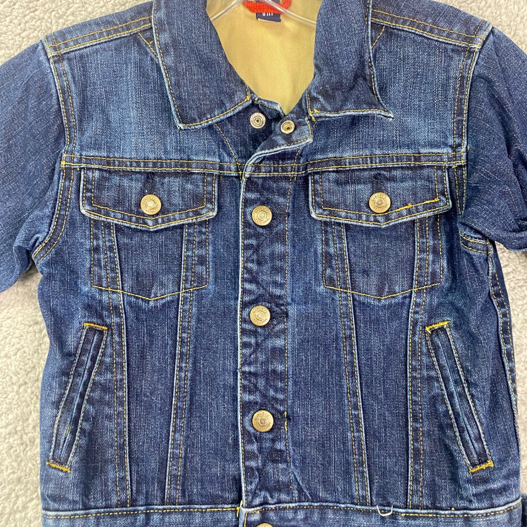 Baby Gap Blue Denim Button-Up Jacket, 4