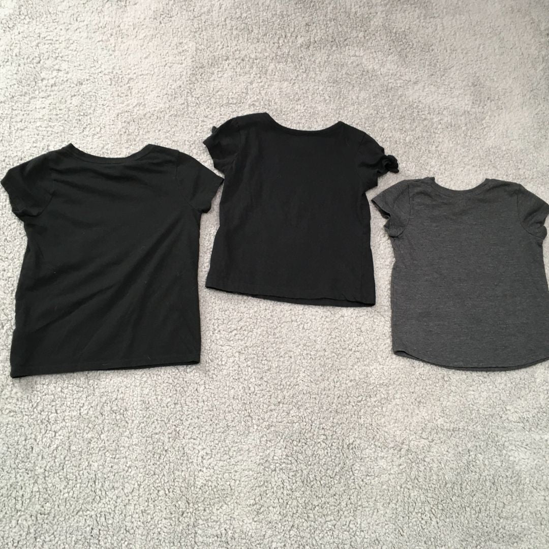 Mixed Black 3pack Themed Tees, 4