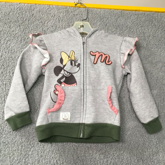 Disney Gray Minnie Mouse Gray Hoodie, 4