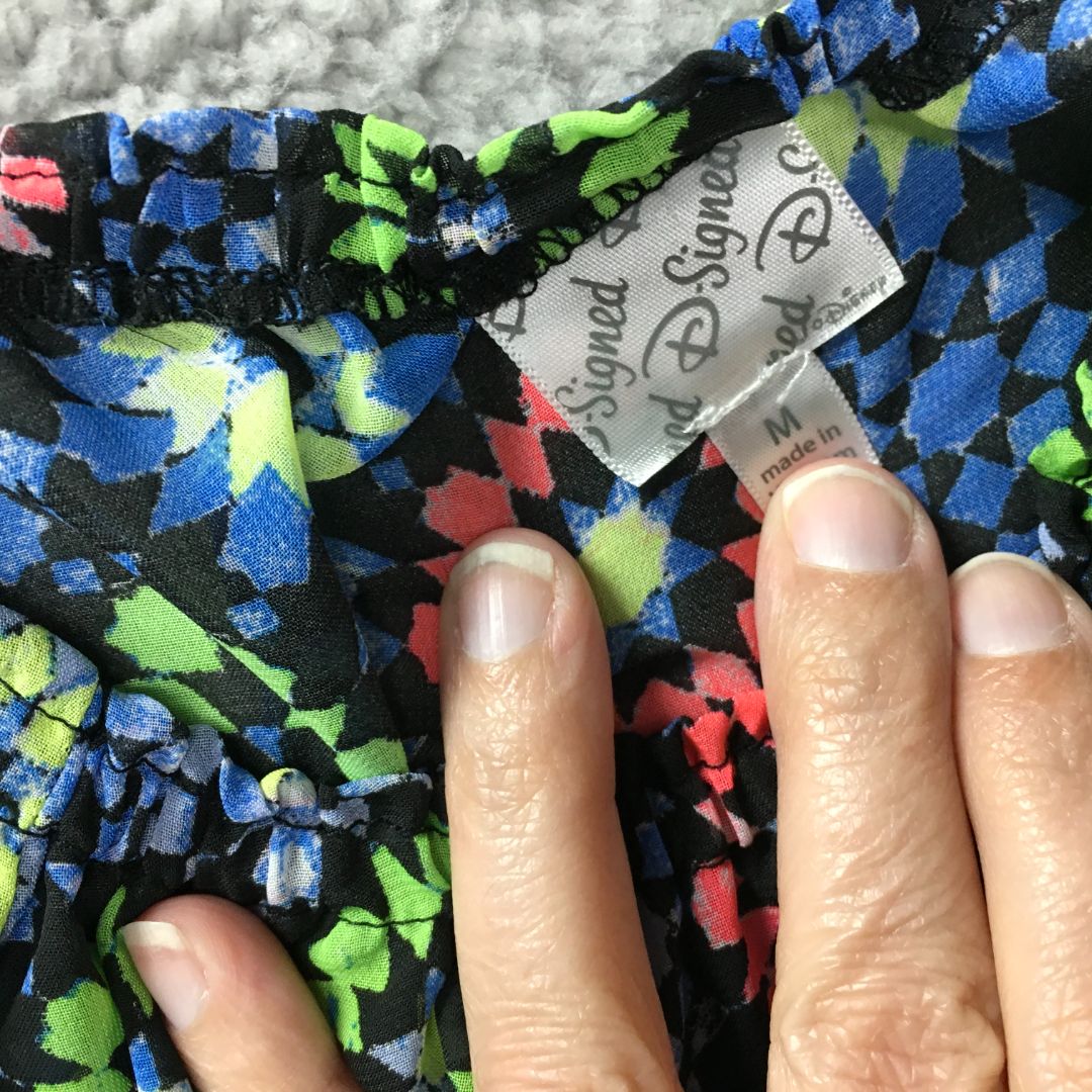 Disney Blue Blue flower Print Shirt, 4