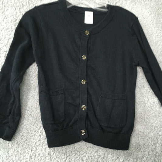 Carters Black Black Sweater, 4