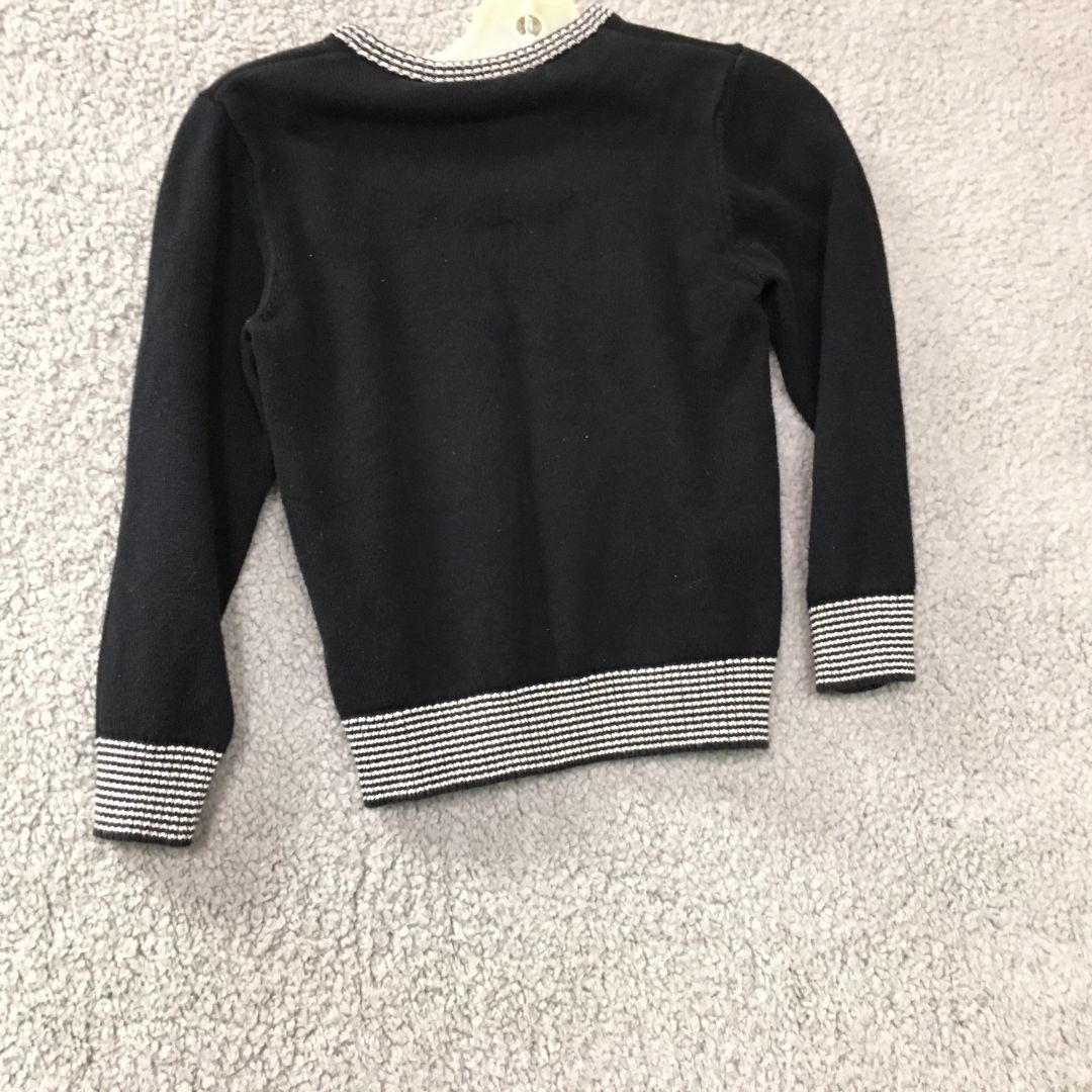 H&M Black Black Sweater with Lighting bolt, 4