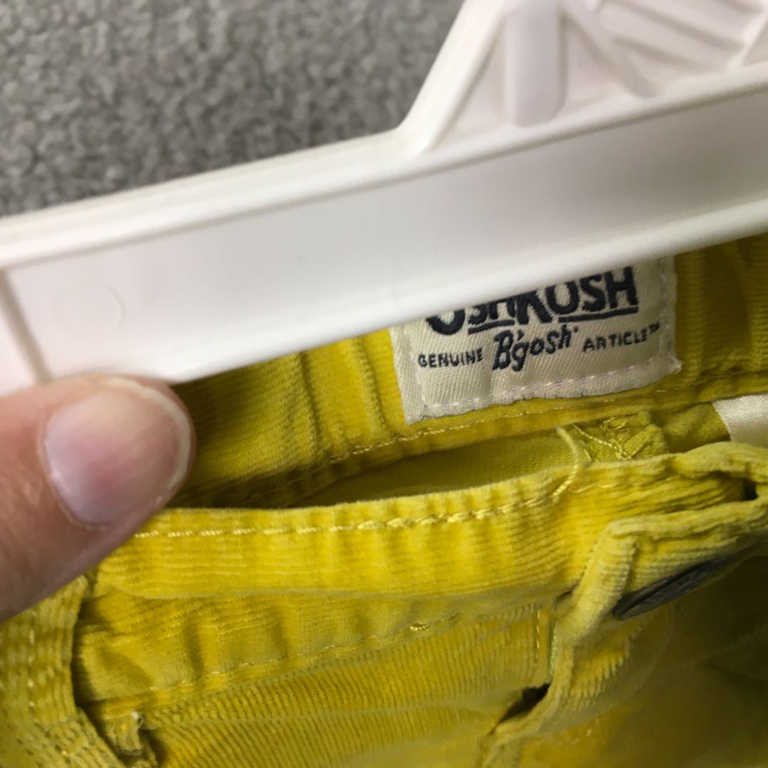 Osh Kosh B'osh Yellow Yellow Jean Pants, 4