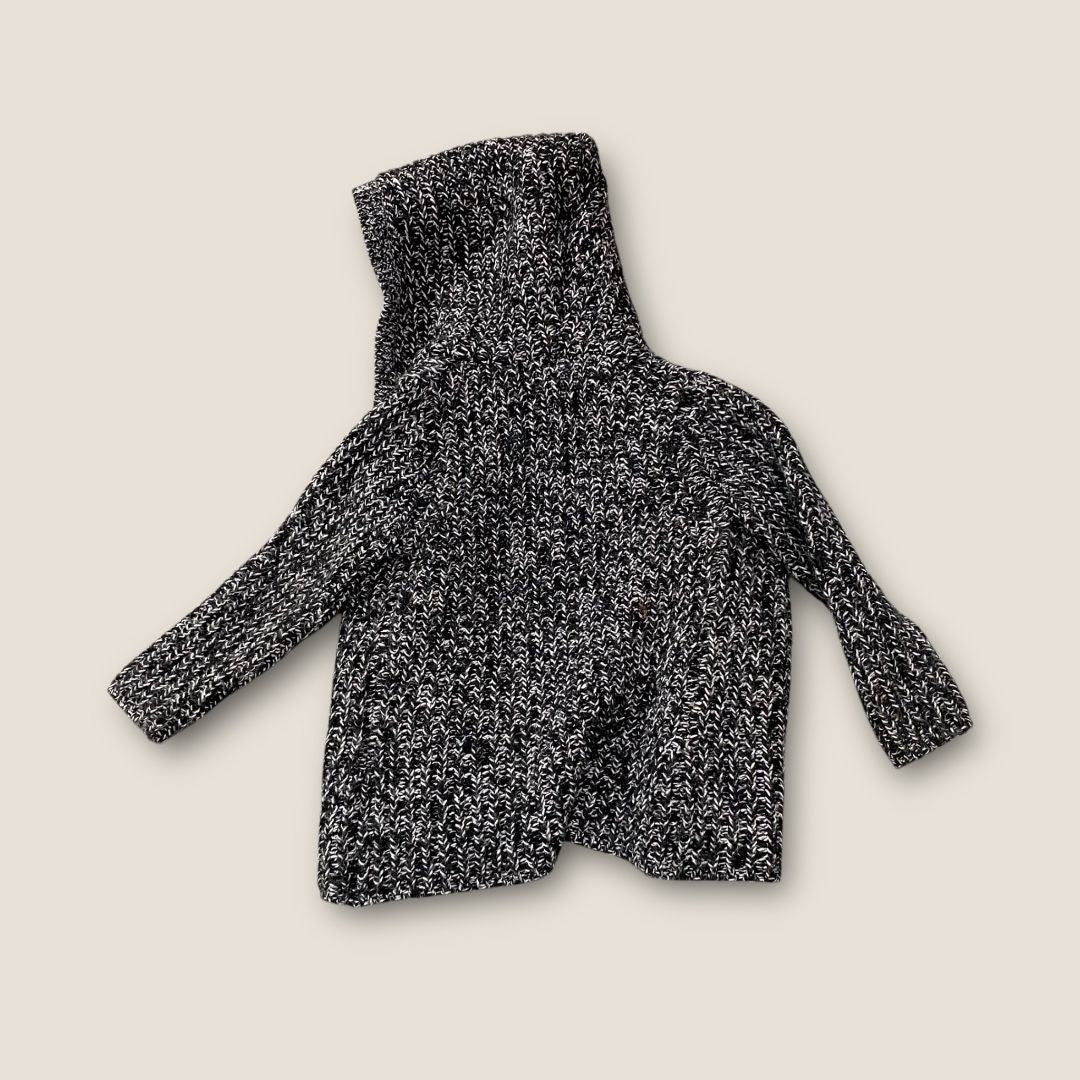 Genuine Kids by Osh Kosh B'Gosh Black and Gray Sweater Hoodie, 18mo