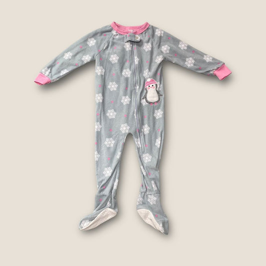 Mon Petit Gray and Pink 1 Pc PJ, 3