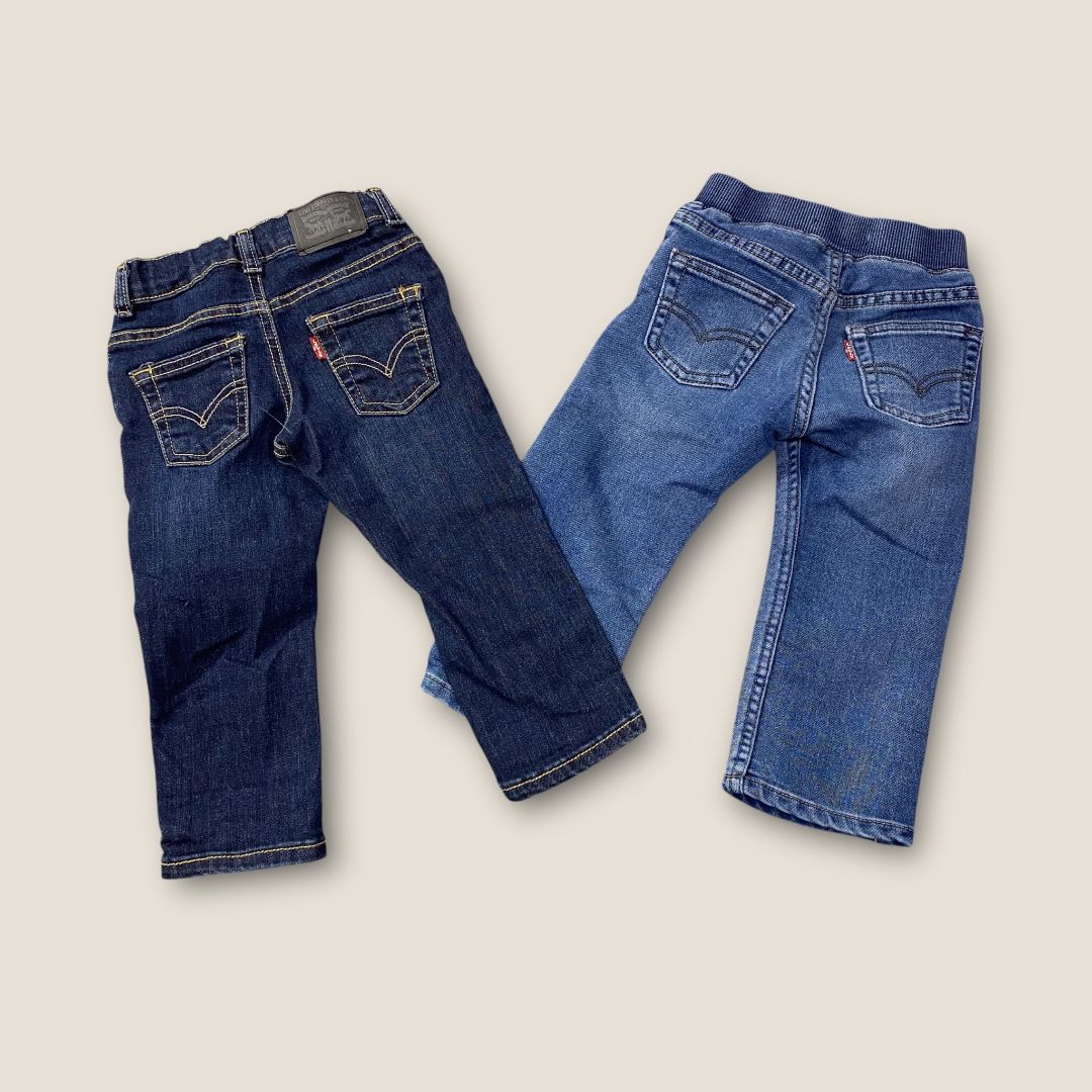 Levis Blue and Light Blue Jeans Set of 2, 2