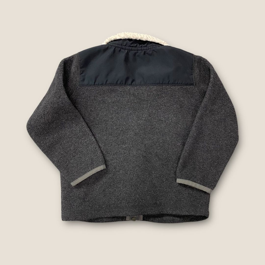 Carter's Gray Fleece Jacket Quarter Zip, 24mo