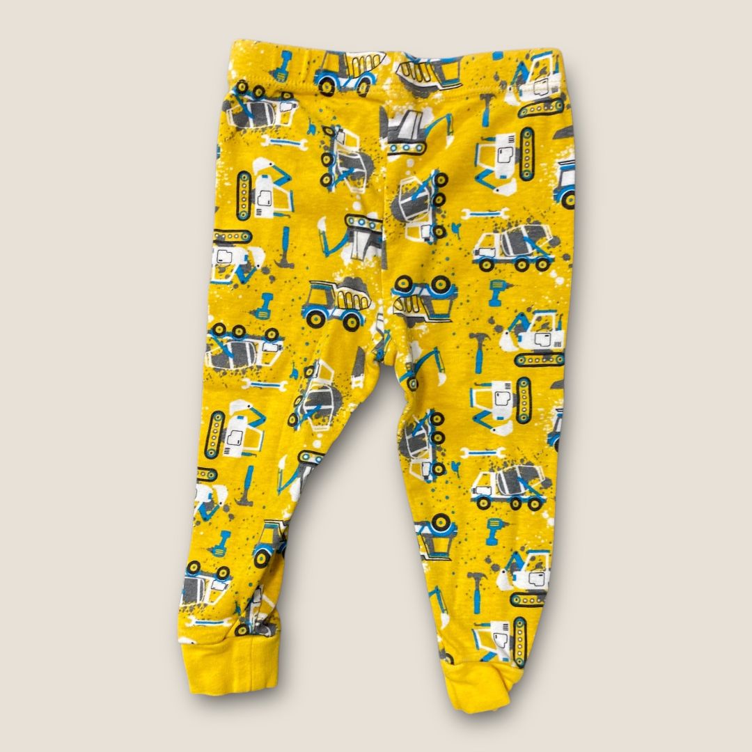 wonder nation Yellow 2pcs pjs , 18m