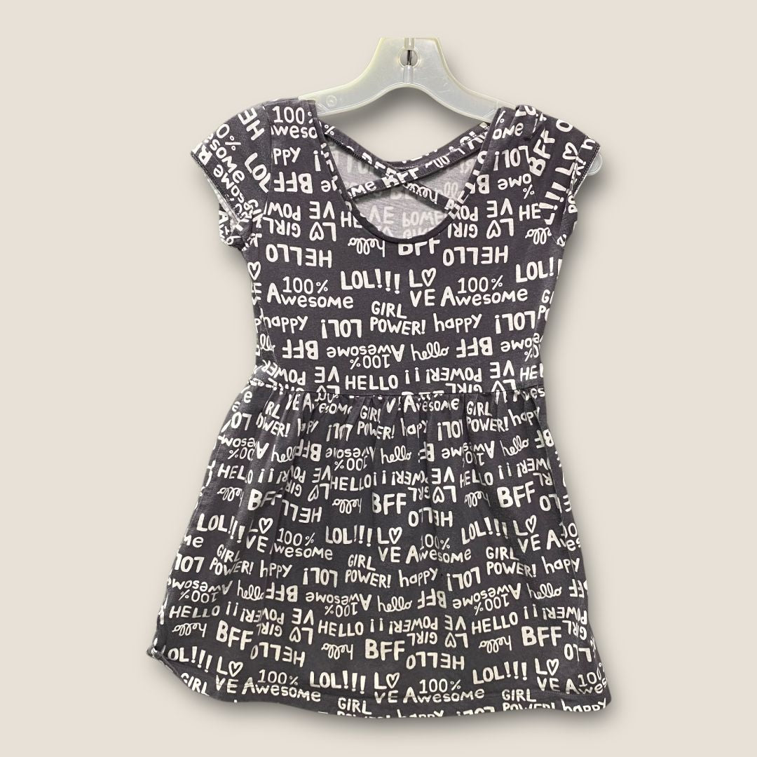 Carters gray Gray "BFF' Dress, 4