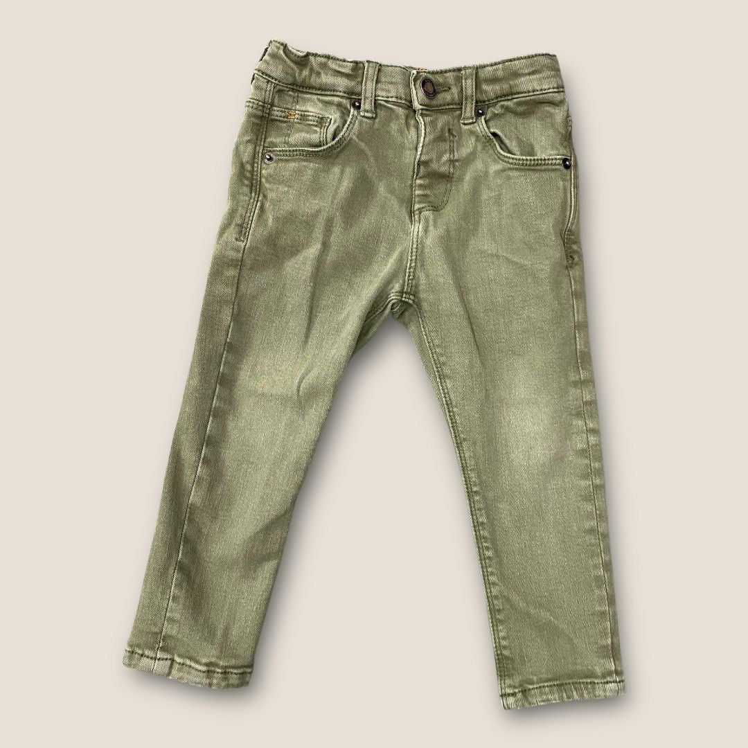 Zara Jeans Olive Green