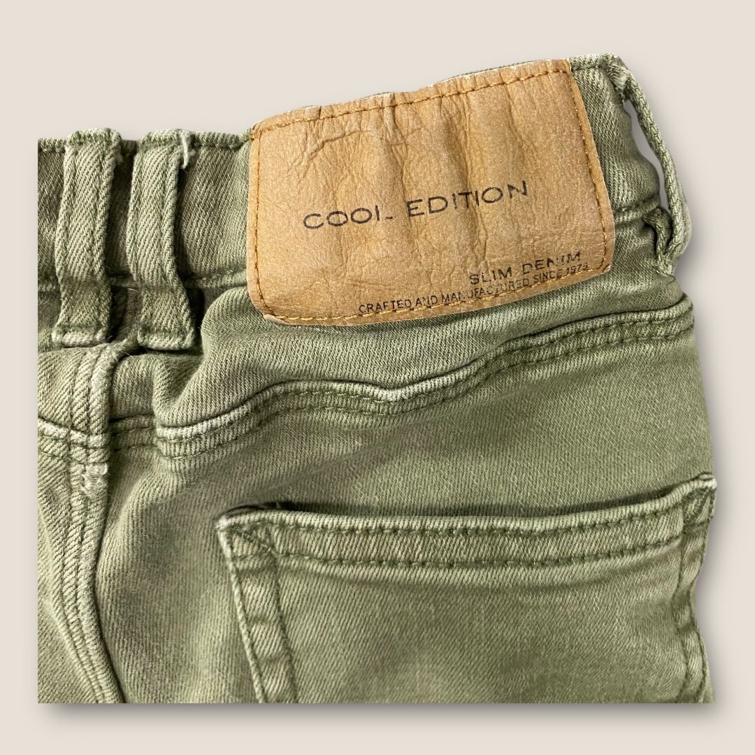 Zara Jeans Olive Green