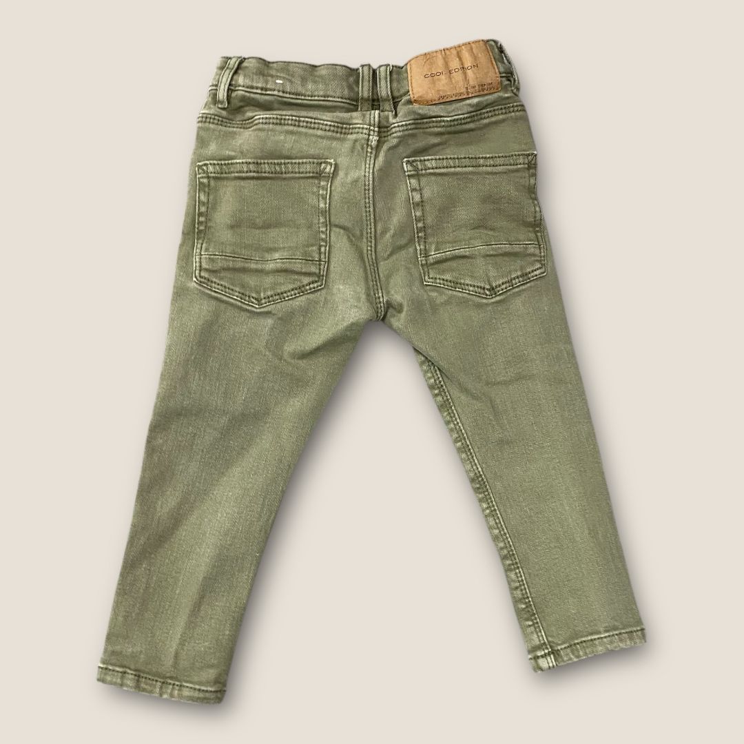 Zara Jeans Olive Green