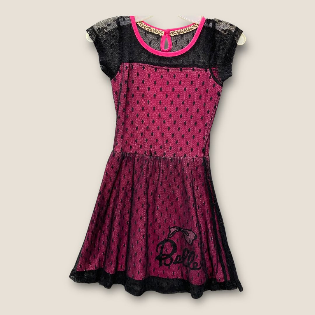 Snoopy and Belle Black Black with Pink Lace, 4