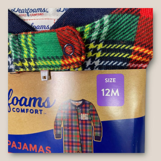 Dreamforms plaid New with Tags pj, 12m